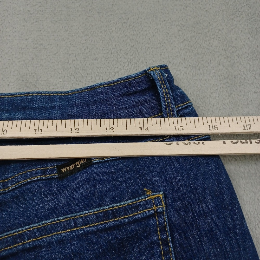 Wrangler Jeans Womens 12 Blue Denim Bootcut Western Workwear Casual - Picture 9 of 9